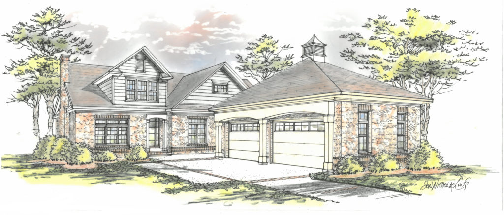 Courtyard Home Rendering